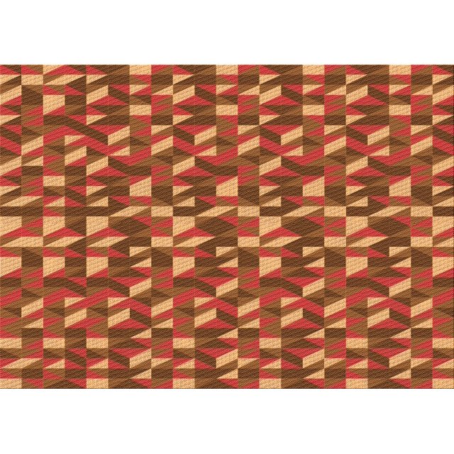 Ahgly Company Machine Washable Indoor Rectangle Transitional Orange Area Rugs, 4' x 6'