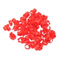 thumbnail image 1 of Poultry Feet Ring, Poultry Buckle Feet Ring Writable Reusable PP Plastic  For Chicken Red 25mm/1in, 1 of 8