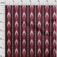 thumbnail image 2 of oneOone Viscose Chiffon Fabric Stripe & Geometric Ikat Print Fabric By Yard 42 Inch Wide, 2 of 4
