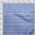 thumbnail image 3 of oneOone Polyester Spandex Medium Blue Fabric Tribal Craft Projects Decor Fabric Printed By The Yard 56 Inch Wide, 3 of 4