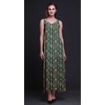 thumbnail image 4 of Bimba Robe de Soirée Longue Maxi à Bretelles Spaghetti Dos Nu Imprimée en Rayonne Ikat pour Femmes - Grande, 4 of 4
