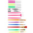 thumbnail image 4 of ANGGREK Sweet Tweezers,Cookies Brush,17Pcs/Set Cookies Brush Set Fondant Stirring Pin Cake Decoration Tool For Home Bakery, 4 of 8