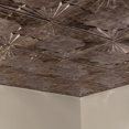 thumbnail image 5 of Fasade Art Deco Vinyl 2ft x 2ft Lay-In Ceiling Panel Bermuda Bronze 5 Pack, 5 of 5