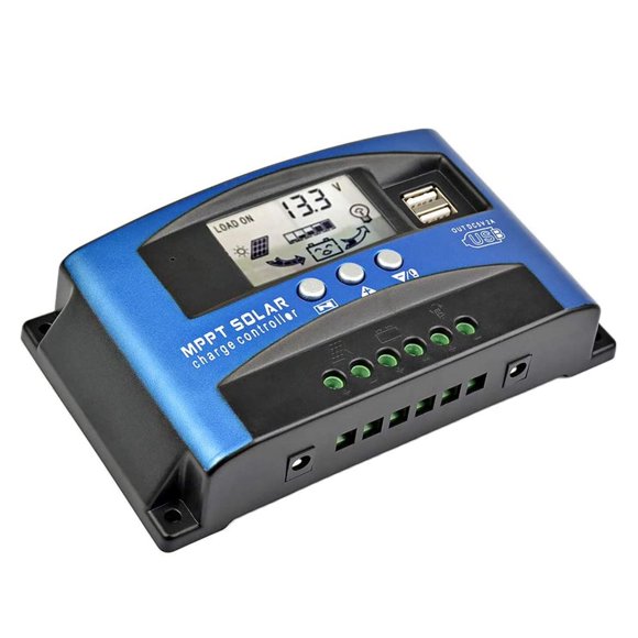 Helios Pro 60A MPPT Solar Charge Controller 12V/24V/48V Auto Battery Regulator with LCD Display – Smart Solar Panel Charger for Home & Off-Grid Power