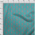 thumbnail image 2 of oneOone Cotton Poplin Fabric Leaves Block Print Fabric By Yard 42 Inch Wide, 2 of 4