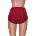 thumbnail image 5 of Riforla Swimsuit Bottoms for Women Plus Size High Rise Ruched Solid Color Bikini Briefs for Swim Bathing Suit Bottoms Red XXL, 5 of 5