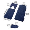 thumbnail image 3 of Boovnll Bathroom Rugs, Super Absorbent, Soft Thicken Non-Slip Bath Mat, Quickly Dry Bath Mats for Bathroom, Kitchen, Door Mat, Toilet Mat, Bathroom Mat, 3 of 7