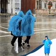thumbnail image 4 of mtvxesu Imperméable, Ensemble d'Imperméables Réutilisables en EVA Ponchos de Pluie Légers Imperméable Équipement de Pluie pour Hommes et Femmes Imperméable pour Femmes Rentrée des Classes, 4 of 6