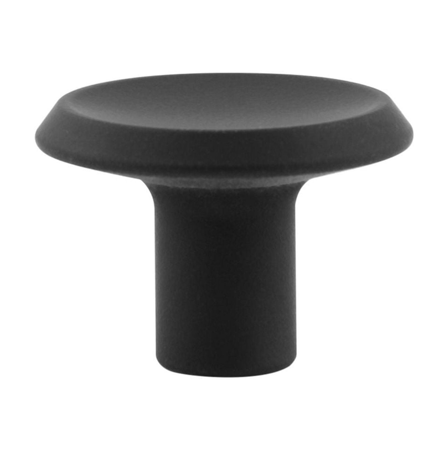 Era Boutons en Métal, Noir Mat, Boutons avec Vis, pour Tiroirs et Portes d'Armoires de Cuisine Lot de 2.