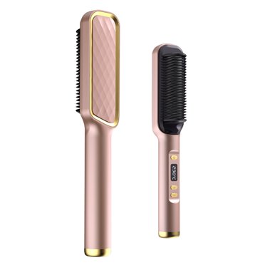 EGNMCR Hair Straightening Comb-Hair Straightening Brush And Iron With-titanium Coating For Uniform Heating LED Screen Styling Tool Straight comb
