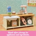 thumbnail image 2 of Calico Critters Kitchen Island, Dollhouse Furniture and Accessories with "Working" Features, 2 of 8