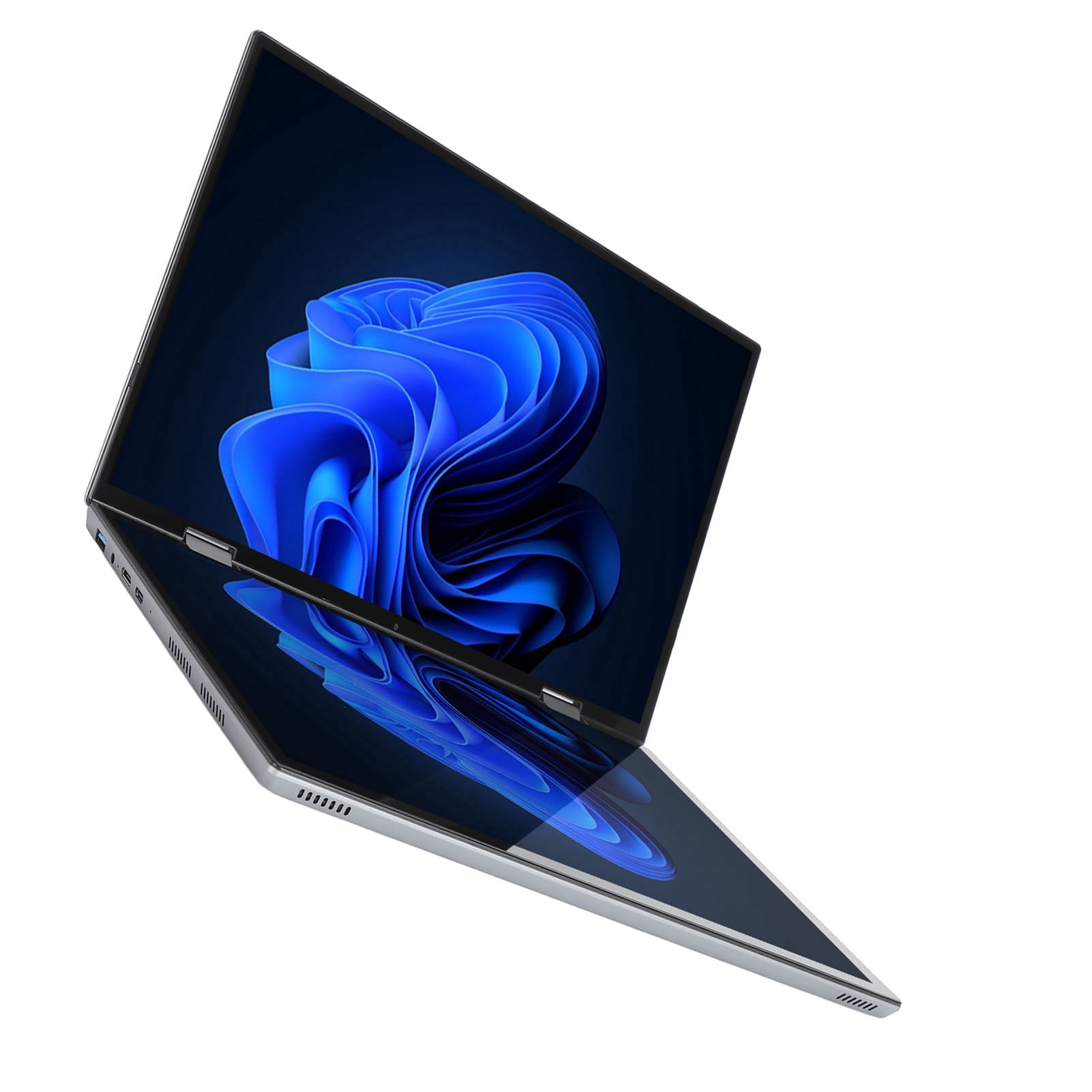 14 Inch HD Laptop, for Win11 Pro Touchscreen Notebook 16G DDR4 512G SSD Solid State Drive, 2.2K HD Touch Display, 360 Degree Flip, 5000mAh,1.9MP Camera, Virtual Touch Keyboard