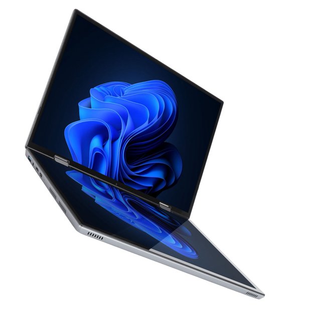 14 Inch HD Laptop, for Win11 Pro Touchscreen Notebook 16G DDR4 512G SSD Solid State Drive, 2.2K HD Touch Display, 360 Degree Flip, 5000mAh,1.9MP Camera, Virtual Touch Keyboard