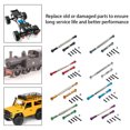 thumbnail image 4 of Baohd 2pieces Stronger Steering Link Rod For MN 1/12 D90 RC Car Accessories RC Hop-ups Blue, 4 of 6
