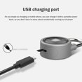 thumbnail image 4 of PENGXIANG NEW Fingerprint Smart Keyless Lock Bluetooth 4.0 Waterproof APP / Fingerprint Unlock Anti-Theft Padlock Door Luggage Case Lock for Android iOS  Blue, 4 of 8