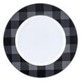 thumbnail image 5 of Ensemble de service 16PC Carreauté Gris Noir, 5 of 5