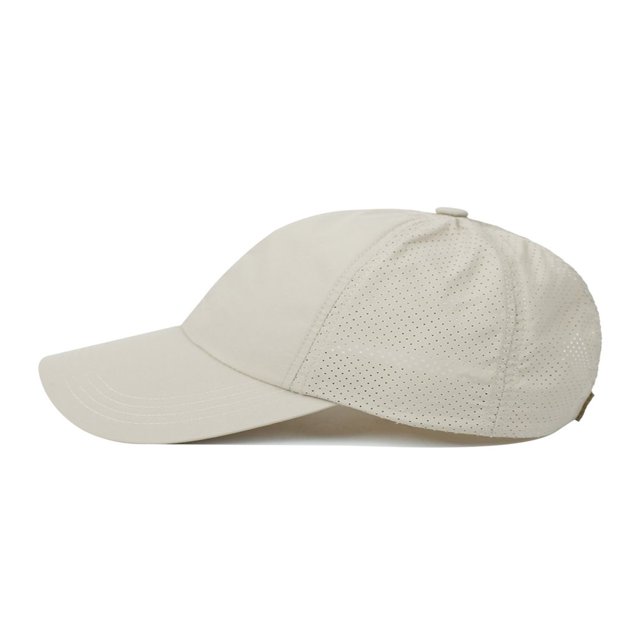 Casquette de Baseball Respirante Maille Croisée Conception Creuse Large Bord Protection Solaire Chapeau de Queue de Cheval Extérieur