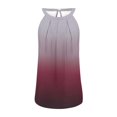 thumbnail image 4 of SDNall Chandail à Col Rond Imprimé pour Femmes Mode Décontractée avec Boutons et Bretelles, 4 of 9