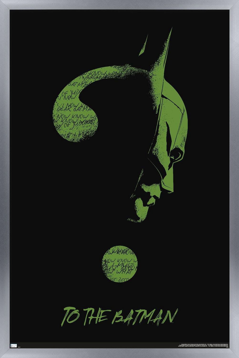 DC Comics The Batman - Riddler Wall Poster, 22.375" x 34" Framed