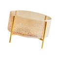 thumbnail image 4 of jifeng Fruit Bowl Fruit Dish Cylindrical with Gold Bracket Portable Fruit Tray Storage Orange, 4 of 9