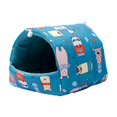 thumbnail image 3 of CBFFDC Comfortable Pet Bed Hamster Colorful Cartoon Pattern House Washable Guinea Pig Bed Small Animals Hideout for Autumn Winter, 3 of 6