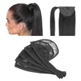 thumbnail image 4 of ziyahi 5pcs Hair Net for Making Ponytail Weaving Net Wig Caps Hair Accessories black, 4 of 9