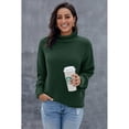thumbnail image 3 of Women's Oversized Chunky Batwing Long Sleeve Turtleneck Sweater, 3 of 4