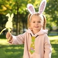 thumbnail image 2 of YoGold Easter Clothes Accessory Kit Easter Rabbit Bunny Tie Easter Pre-Tied Bow Tie Adjustable Felt Bowties Decorations C, 2 of 6