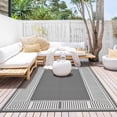 thumbnail image 2 of Gaderth Outdoor Rug 9x18 Waterproof Patio Rug, Reversible Plastic Straw Outdoor Carpet, Foldable Portable RV Camping Mat for Porch Balcony Deck Front Door Beach Picnic Camper, 2 of 9