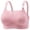 Pink, variant on Fall/Winter Savings! Srobpty Womens Wireless Push Up Bras , Woman's Embroidered Glossy Comfortable Breathable Bra Underwear No Rims
