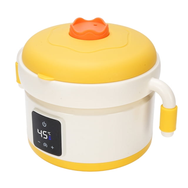 Bol Chauffant, Chauffe-Nourriture Portable Compact en Acier Inoxydable 316 Efficace pour la Maison