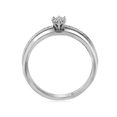 thumbnail image 4 of Ensemble de Bagues de Fiançailles et de Mariage en Or Blanc 10 K avec Diamants 3/8 Cttw, 4 of 4