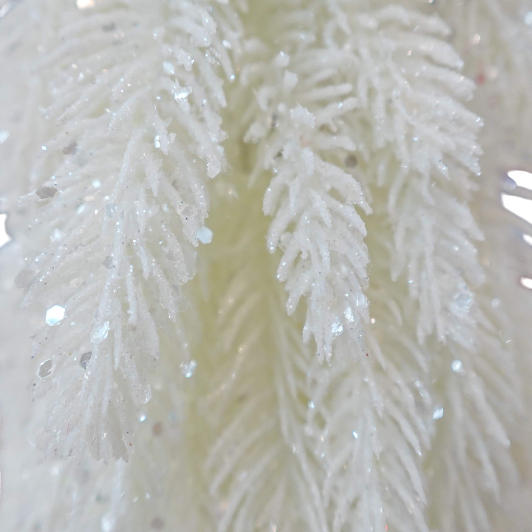 Holiday Time 31Inch Glitter White Pine Tree Décor