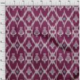 thumbnail image 3 of oneOone Viscose Jersey Fabric Geometric Ikat Print Sewing Fabric BTY 60 Inch Wide, 3 of 4