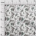 thumbnail image 2 of oneOone Coton Jersey Turquoise Vert Tissu Jacobée Floral Robe Tissu Tissu Imprimé par la Cour 58 Pouces de Large, 2 of 4