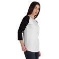thumbnail image 2 of Inkmeso Womens Color Block Raglan Quarter Sleeve TShirt Baseball Tee Casual Sports Jersey Top, 2 of 8