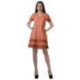 thumbnail image 1 of Moomaya Femmes Plage Uni Grande Taille Coton Flex Tenue d'Été Robes pour Dames, 1 of 5