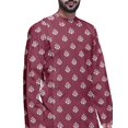 thumbnail image 3 of Atasi Designer Printed Summer Wear Long Kurta With White Pajama Set For Men, 3 of 3