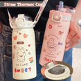 thumbnail image 2 of 350/500ml Stainless Steel Water Bottle with Straw Portable Insulated Cup, 2 of 7