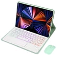 thumbnail image 1 of Case for Lenovo Tab M10 FHD Plus 10.3'' Tablet Wireless Keyboard TB-X606F TB-X606X Magnetic Touchpad Backlight Keyboard Cover mint with mouse German(QWERTZ), 1 of 6