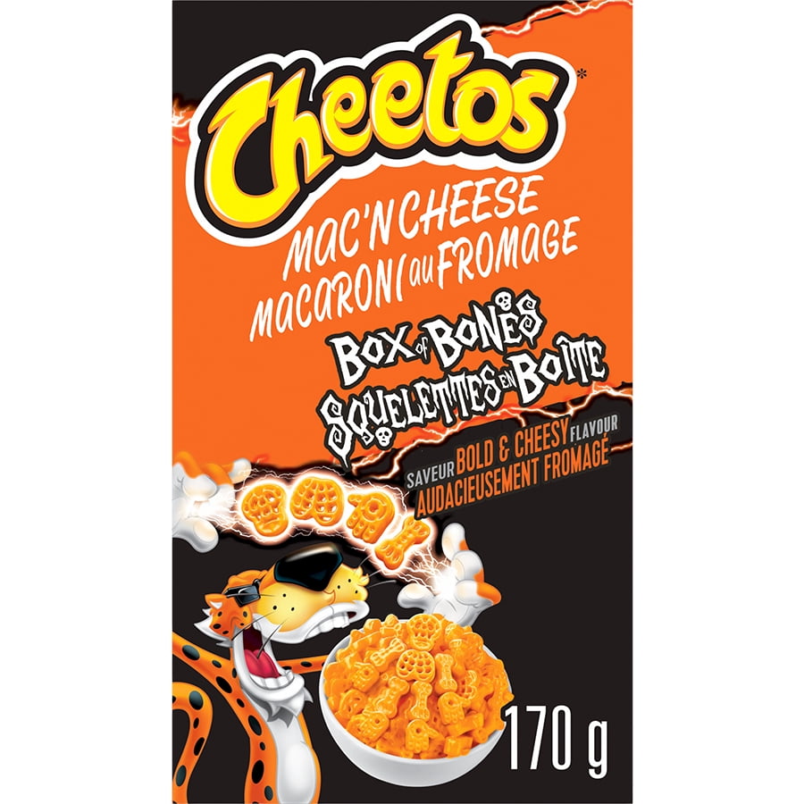 Cheetos Macaroni au Fromage Squelletes et boîtes