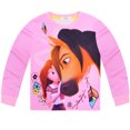 thumbnail image 4 of eKids Girls Spirit Riding Free Pajamas Kids pajamas Long Short Sleeve Pajama Set Sizes 3-8, 4 of 7
