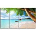 thumbnail image 2 of Design Art Praslin Island Seychelles Beach Seashore Photo Canvas Art Print, 2 of 2