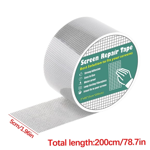 CEHVOM Anti-Insect Fly Door Window Mosquito Screen Net Repair Tape Patch Adhesive Door Window Screen Repair Tape Screen Repair Sticker Clearance
