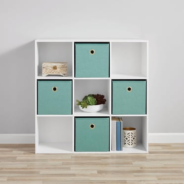 Mainstays 9-Cube Organizer, White