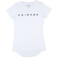 thumbnail image 1 of FRIENDS Sitcom TV Series Womens' Show Logo Hi-Lo Juniors T-Shirt (XS), 1 of 3