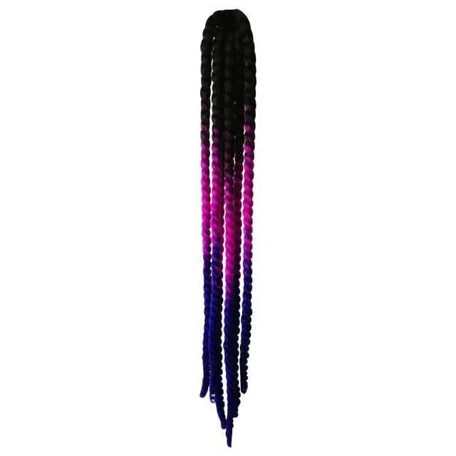 Motorcycle Personality Cool Motorcycle Balance Car Dirty Braid Helmet Braid Helmet Wig,D