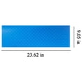 thumbnail image 3 of Swimming Pool Ladder Mat | Non-Slip Protective Pool Step Pad | Blue Rubber Durable Flexible Liner Protector | Strong Grip | Multiple Sizes 60x23cm 90x23cm 90x40cm | 1 Piece | Indoor Outdoor Use, 3 of 9