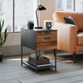 thumbnail image 1 of Sauder® Boulevard Cafe Side Table, Black/Vintage Oak, 427353, 1 of 7