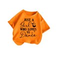 thumbnail image 3 of PMVFHDE Hauts Tendance pour Filles T-Shirts Tunique Graphique T-Shirt pour Fille T-Shirt pour Filles Hauts Manches Courtes Hauts Tube pour Filles Enfant Filles Mignon Graphique Col Rond T-Shirt Manches Courtes T-Shirt d'Été Orange, 3-4 Ans, 3 of 5